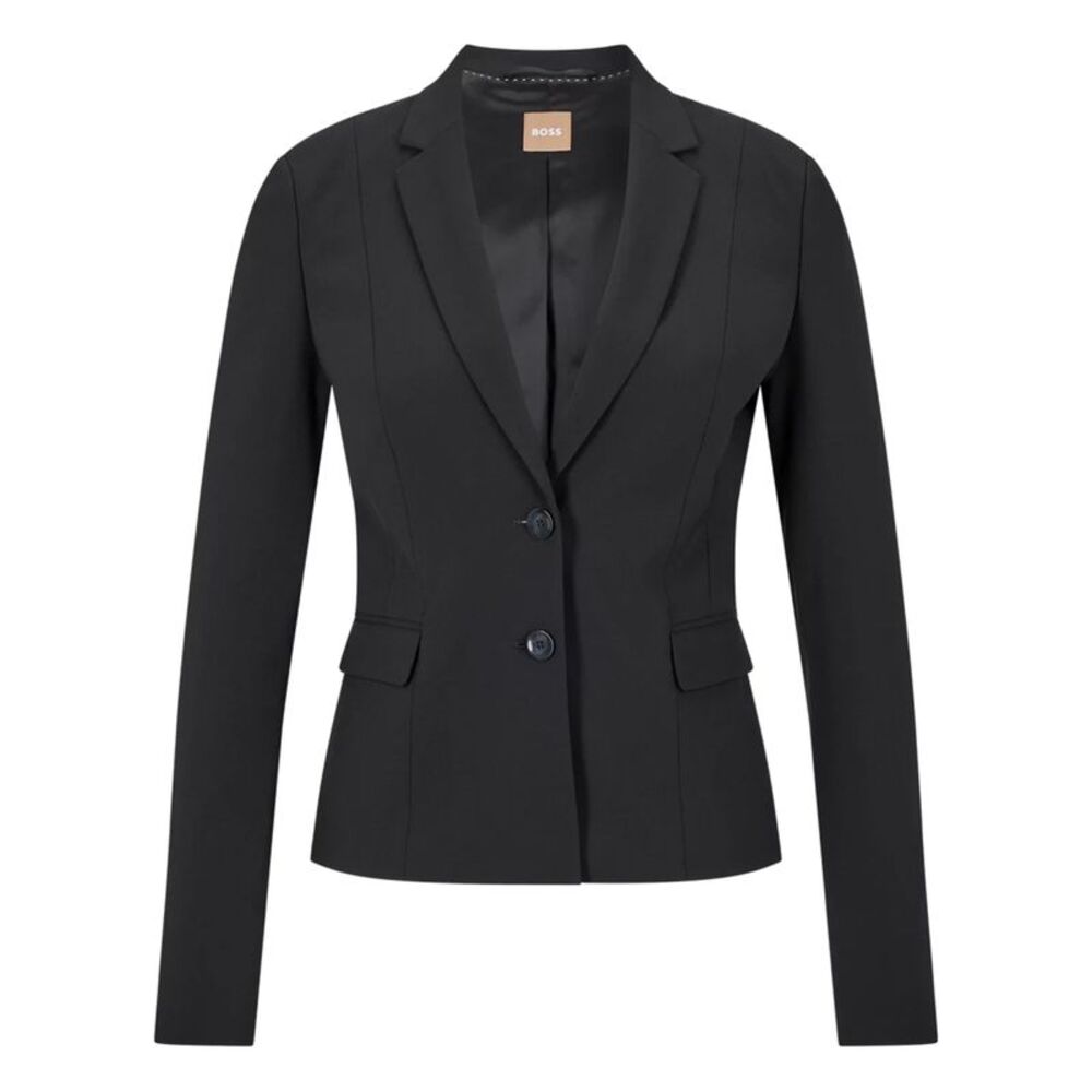 Boss Womens/Ladies Jaru Lapel Collar Blazer / Black